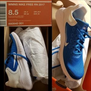Nike free run sneakers 8.5 brand new blue